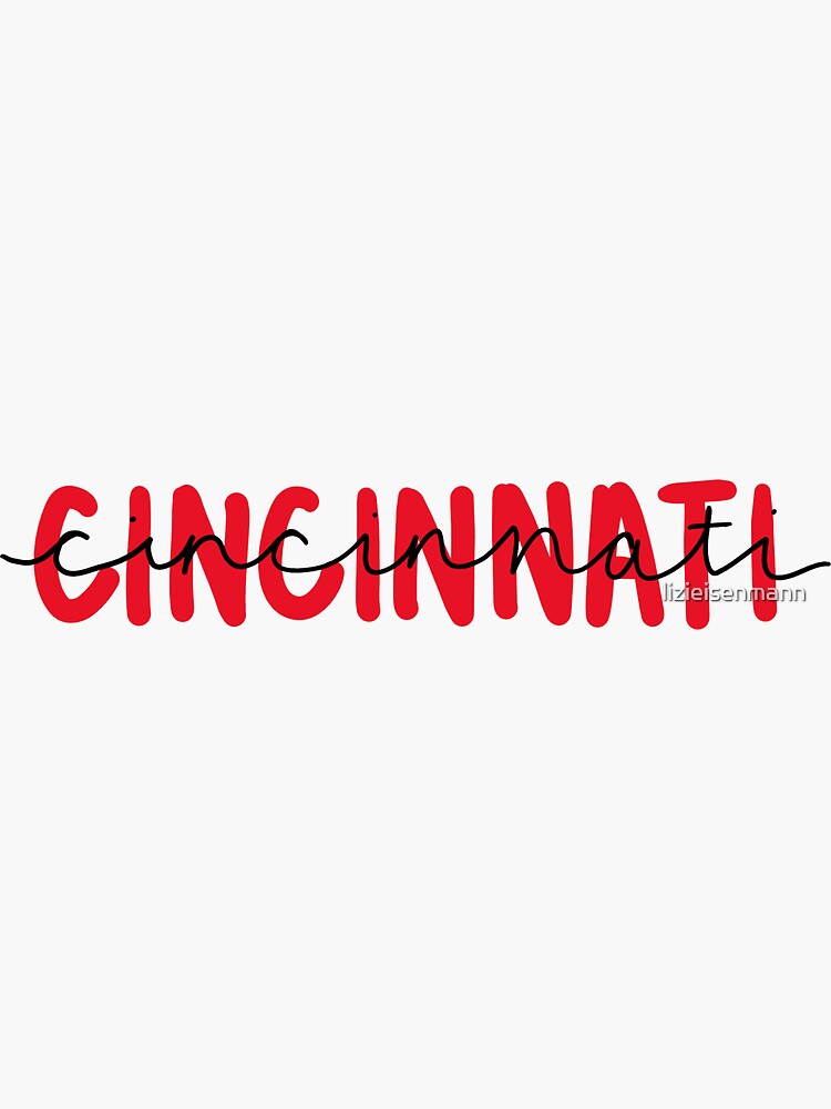 Reds City Connect Sticker for Sale by bayleebrooke5