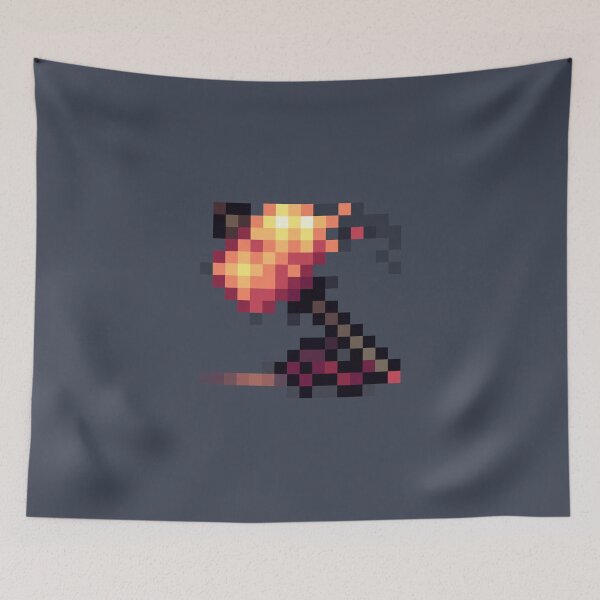 Item preview, Pixel Burning Mace designed and sold by Ben Henry.