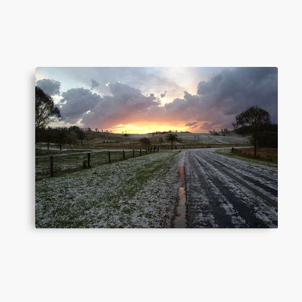 Sunset after Kyogle Hailstorm Canvas Print