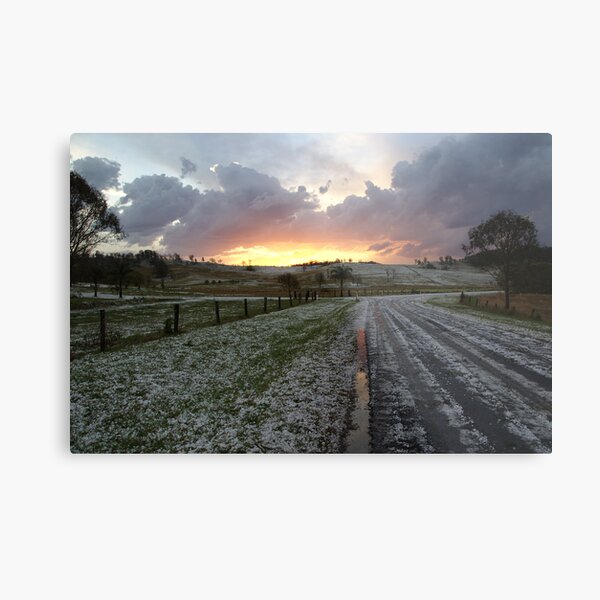 Sunset after Kyogle Hailstorm Metal Print