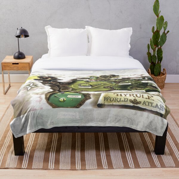 Hyrule Map World Atlas Map, Poster, Wall Tapestry, Art Board, etc... Throw Blanket