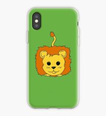 Lion Cartoon Doodle iPhone Case