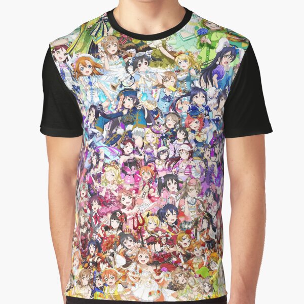 Love Live Rainbow Graphic T-Shirt