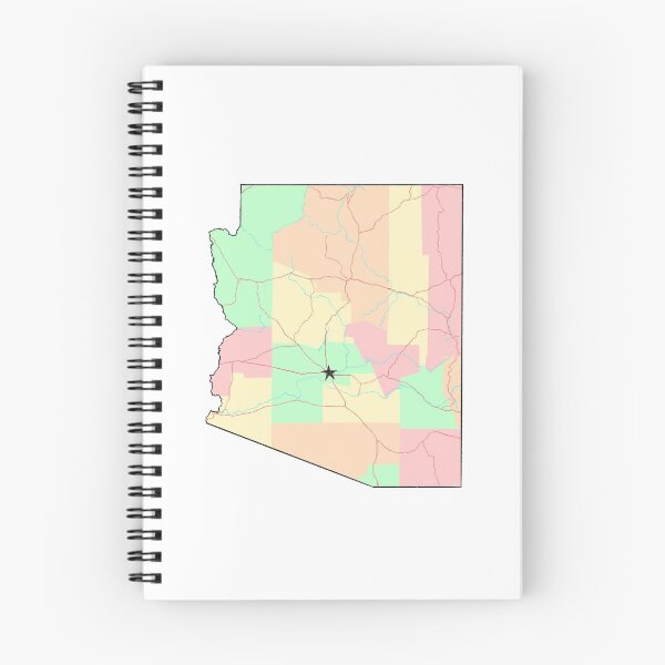 Item preview, Arizona State x Arizona Map designed and sold by daysiasdoodles.