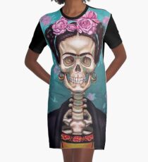 SKULL Graphic T-Shirt Dress