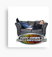 Tony Hawk's Pro Crastinator Canvas Print
