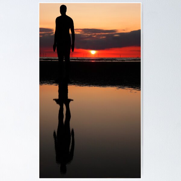Item preview, Gormley sunset reflection designed and sold by Sonia Pole.