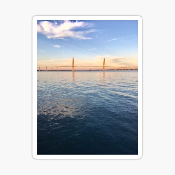 Charleston South Carolina Ravenel Bridge Sticker