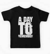 Camiseta para niños Un día para recordar