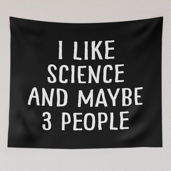 Item preview, I Like Science and Maybe 3 People designed and sold by teesaurus.