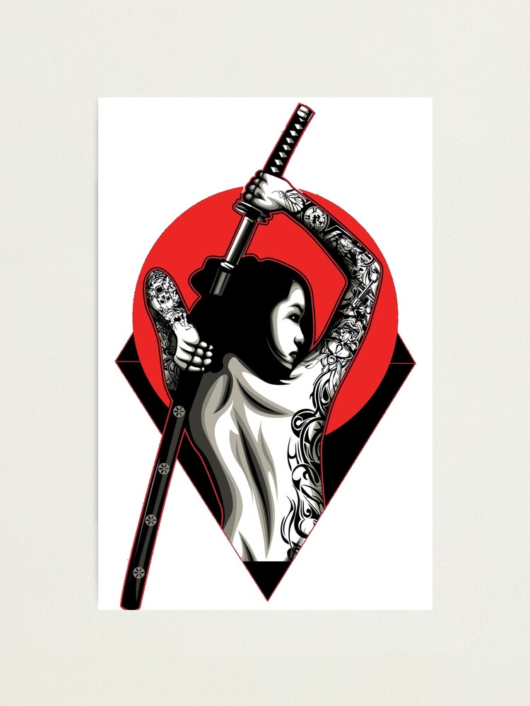 Samurai girl tattoo for men @tetovaze | Tatuagem japonesa, Tatuagem samurai,  Gueixas tatuagem