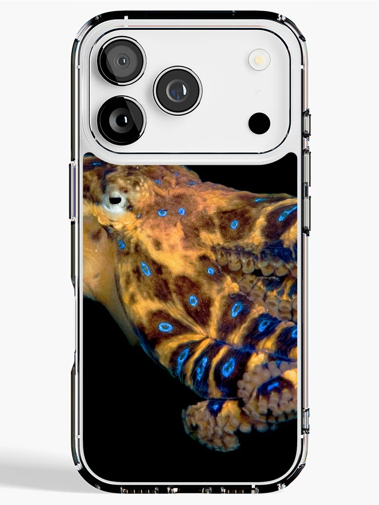 Thumbnail 1 of 5, iPhone Case, Blue Ringed Octopus designed and sold by MattTworkowski.