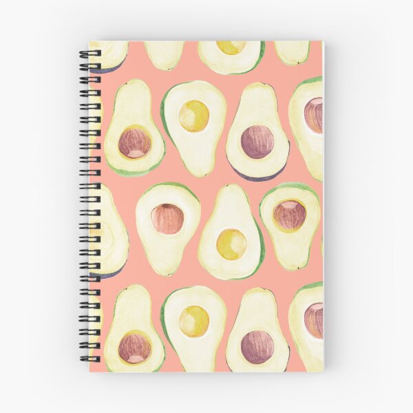 Item preview, Watercolor Avocado pattern in pink  designed and sold by Miri-Noristudio.