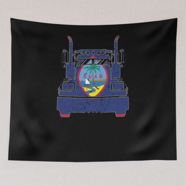 Item preview, Guamanian Trucker Shirt Guam Flag T Shirts Trucker designed and sold by shoppzee.