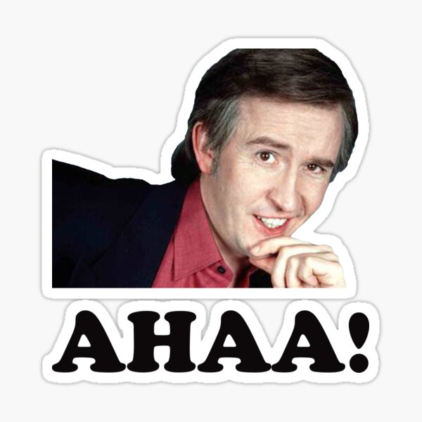 I'm Alan Partridge Aha! Sticker
