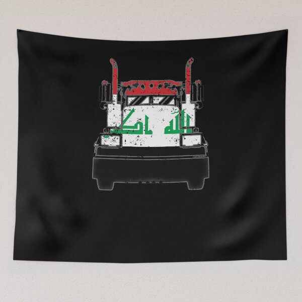 Item preview, Iraqi Trucker Shirt Iraq Flag T Shirts Trucker Flag Shirt designed and sold by shoppzee.