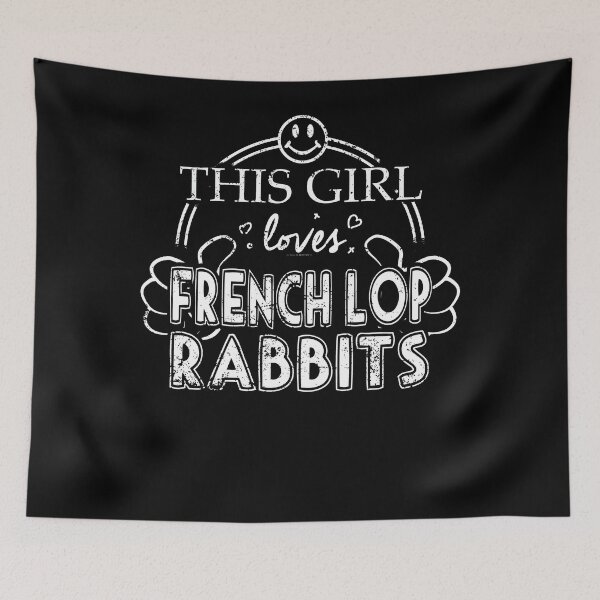 Item preview, Girl Loves French Lop Rabbits Pet House Rabbit Pet Bunny designed and sold by shoppzee.