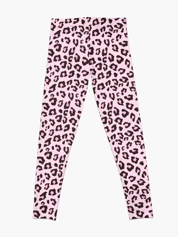 Pink and Blue leopard leggings