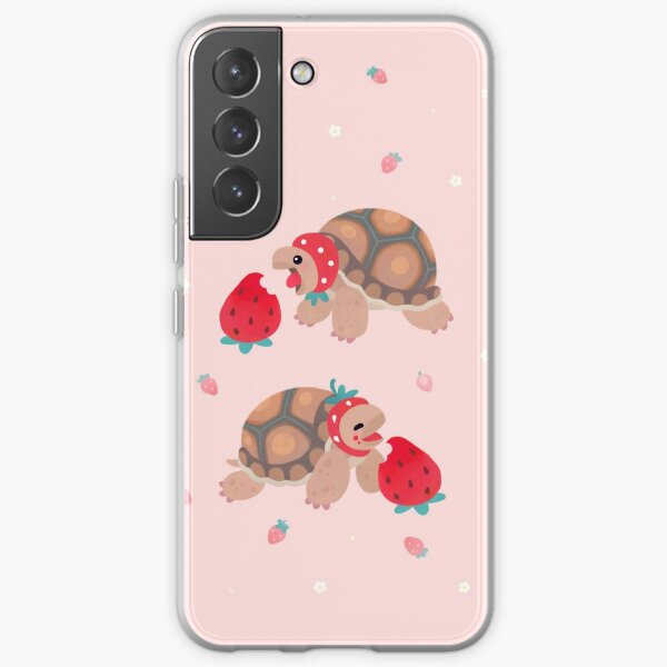 Tortoises love strawberries Samsung Galaxy Soft Case