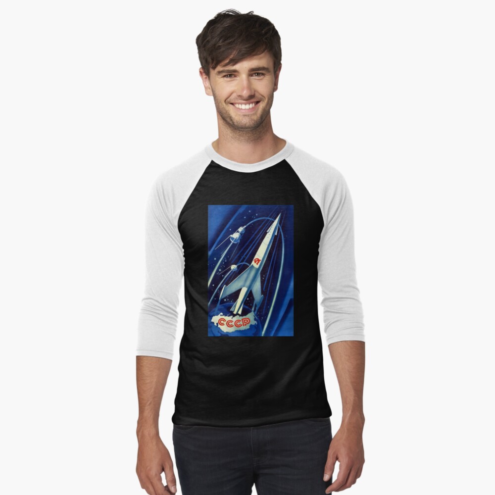 Item preview, Baseballshirt mit 3/4-Arm designed and sold by entroparian.