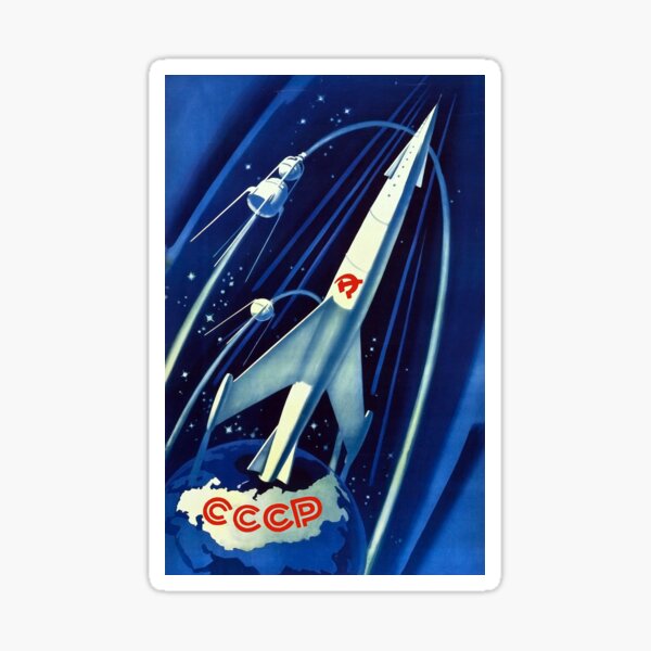 Artikel-Vorschau von CCCP-Weltraumposter, designt und verkauft von Domain of the Public.