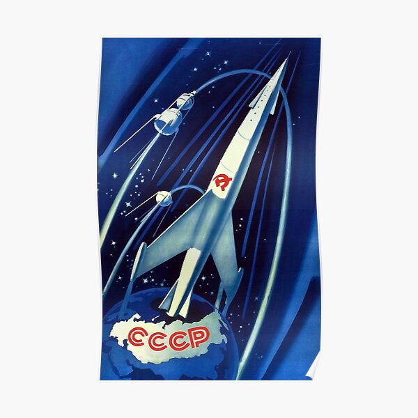CCCP Space Poster Poster