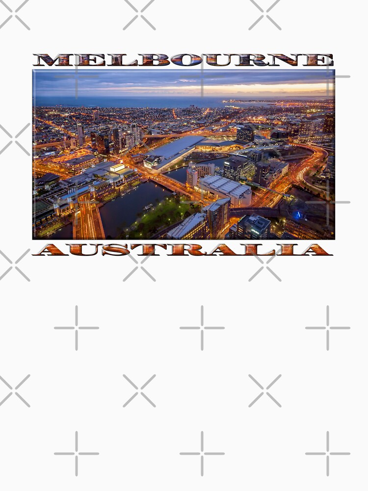 Stunning Melbourne (widescreen poster on white) by RayW