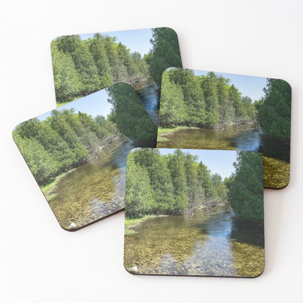 Item preview, Cypress Forest River - the Glossy Sunshine of Summer designed and sold by Georgia Mizuleva.