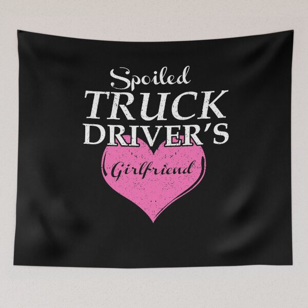 Item preview, Spoiled Truck Drivers Girlfriend Trucker T Shirts For Women designed and sold by shoppzee.