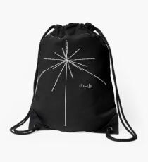 Earth Pulsar Coordinates Drawstring Bag
