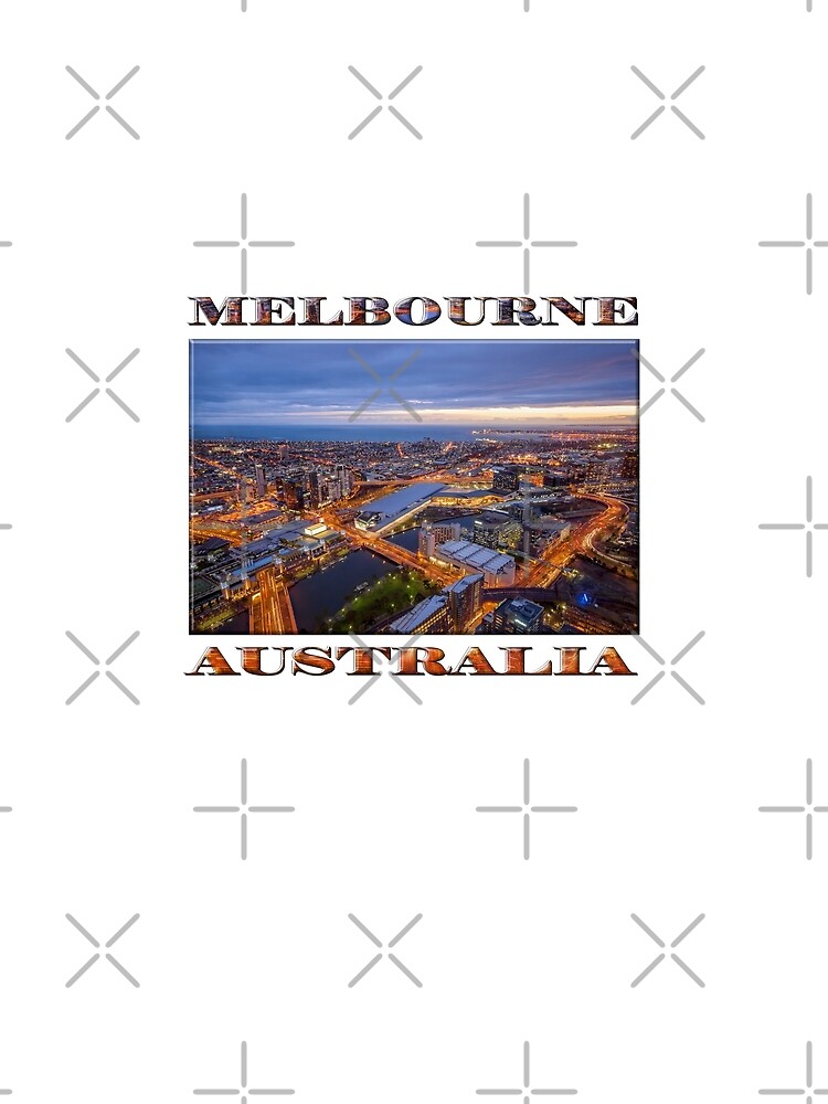 Stunning Melbourne (poster on white) by RayW