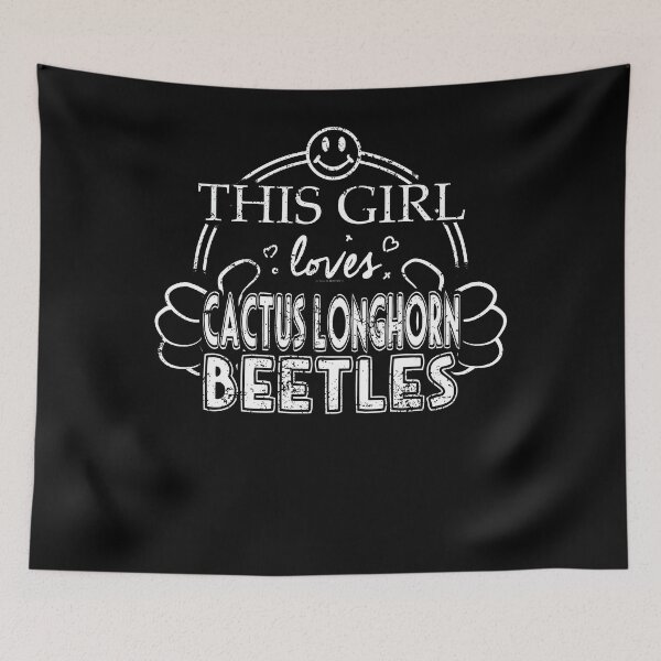 Item preview, Girl Loves Cactus Longhorn Beetles Genus Moneilema designed and sold by shoppzee.