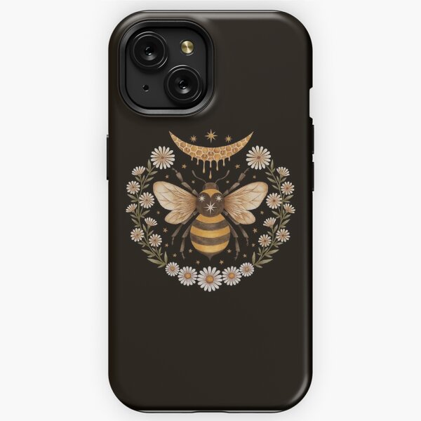  Honey Bumble Bee Texture Personalized Initial Black Rubber Phone  Case Compatible with Apple iPhone 15 Pro Max Plus, 14 Pro Max Plus, 13 Pro  Max Mini, 12 Pro Max Mini, 11