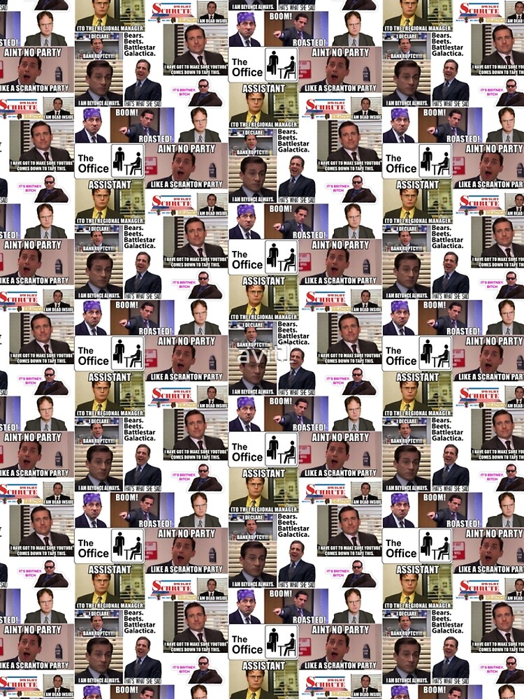 The Office US Montage, Dwighst Schute, Michael Scott, Gifts, Collage by avit1