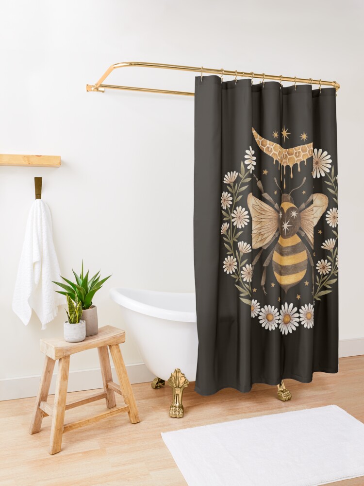 Alternate view of Honey moon Shower Curtain