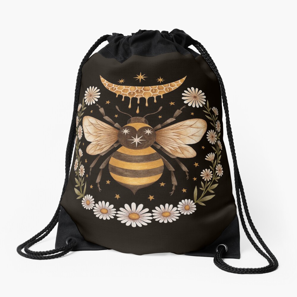 Honey moon Drawstring Bag