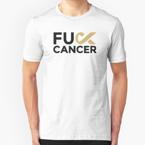 fuck cancer Slim Fit T-Shirt