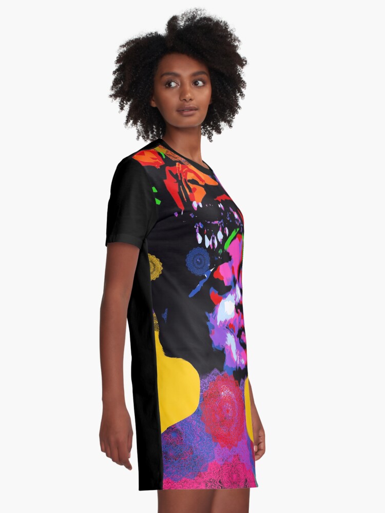 african t shirt dress
