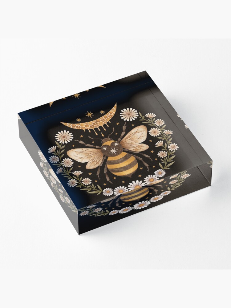 Alternate view of Honey moon Acrylic Block