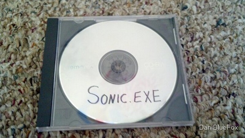 "SONIC.EXE Original Disk - Creepypasta" by DaniBlueFox | Redbubble