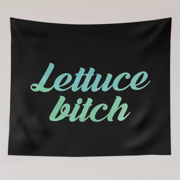 Item preview, lettuce bitch food vegetable designed and sold by untagged-shop.