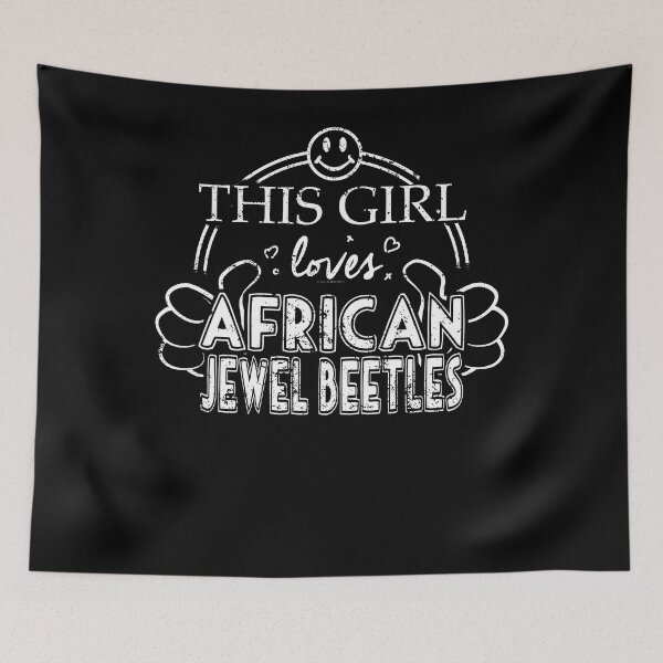 Item preview, Girl Loves African Jewel Beetles Pet Insect Pet Bug designed and sold by shoppzee.