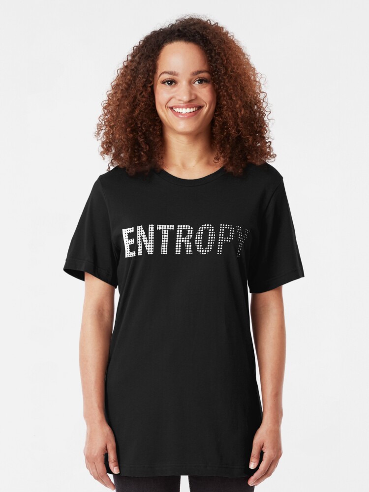 Alternative Ansicht von Entropy Happens - Astronomy And Space Gift Slim Fit T-Shirt