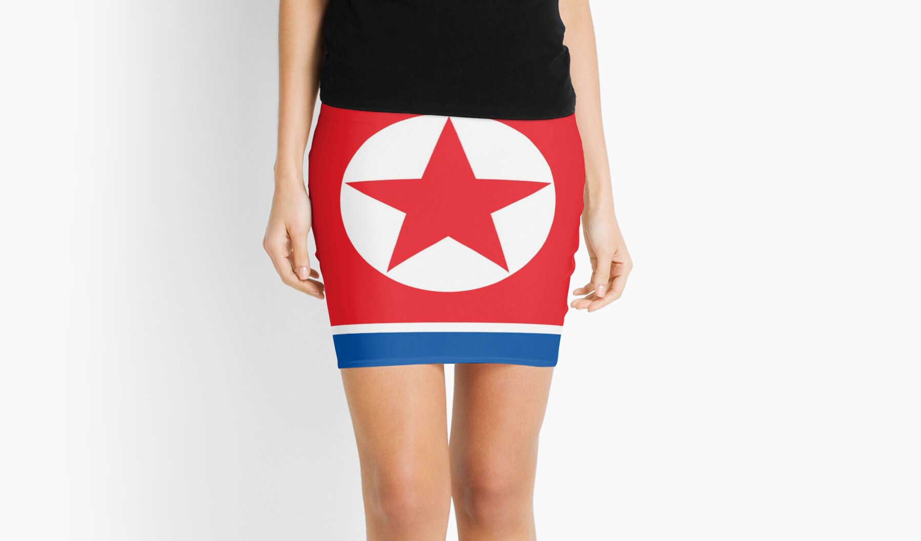 Minifaldas «Corea del Norte, Bandera de Corea del Norte ...
