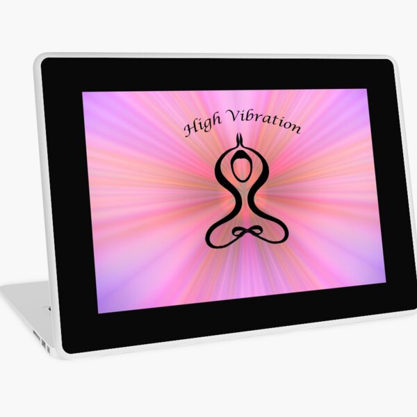 High Vibration Yoga Energy Laptop Skin