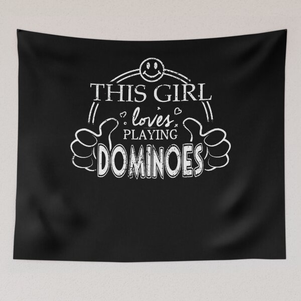 Item preview, Girl Loves Playing Dominoes designed and sold by shoppzee.