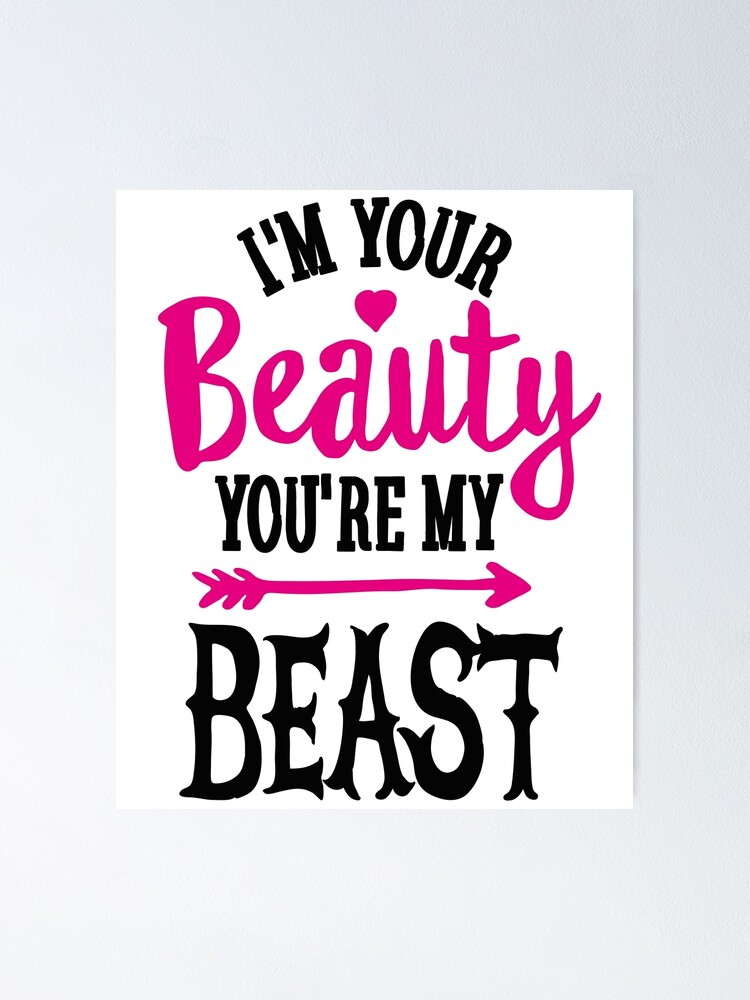 Gym Lover Gift Beast Women Girl Workout Poster