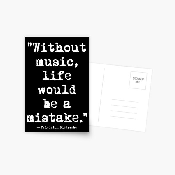 Item preview, Friedrich Nietzsche Music White designed and sold by cahunc.