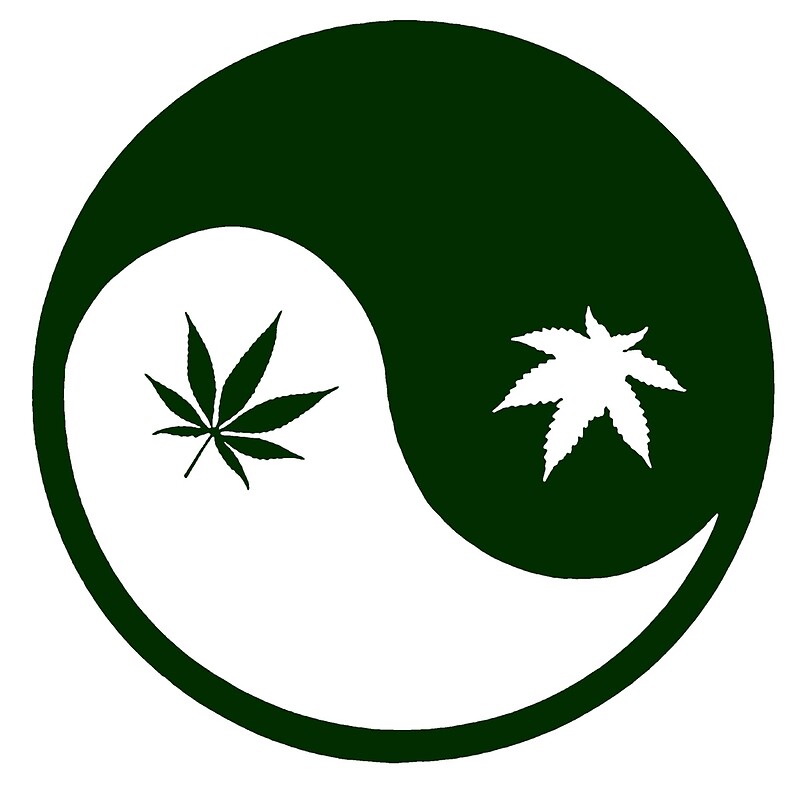 Weed YinYang' by EsotericExposal.