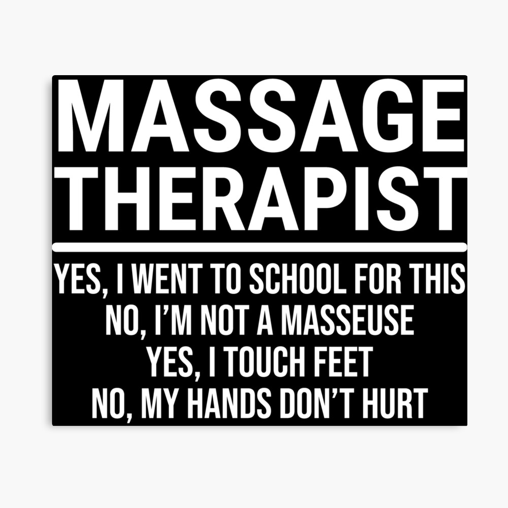 Funny Massage Therapist School Masseuse T-shirt